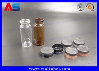 10ML βιο μπουκάλια γυαλιού φαρμακείων εκτύπωσης CMYK με τα καπάκια ISO19001-2008 εγκεκριμένα